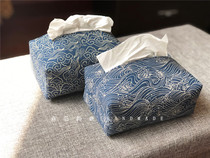 Morishima deer Japanese zakka imported cotton living room tissue cover tissue bag fabric household tissue box handmade
