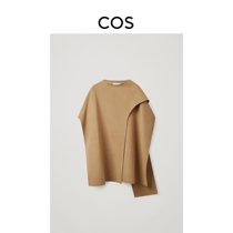 COS ladies structured wool blend cloak deep beige 2021 early autumn new 0901491006