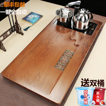 Fully automatic tea tray solid wood integrated large tea table tea tea set home simple living room kettle set