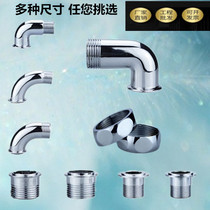 Stool flush valve squat toilet flush valve accessories direct head elbow 6 minutes 1 inch interface decorative cover nut