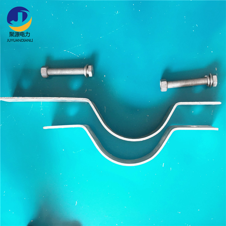 Rod fastening fixture Tension clamp overhanging clamp Rod connector single long tail hoop manufacturers direct supply