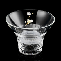 Glass tea leak Japanese High Borosilicate silver filter tea mesh leak tea ware thickened high temperature resistant personality kung fu tea accessories