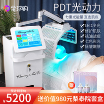 South Korea Great Row Lamp Medical Beauty Upright Red Blue Light Folding Skin Phototherapy PDT photodynamic LED photon tender skin white