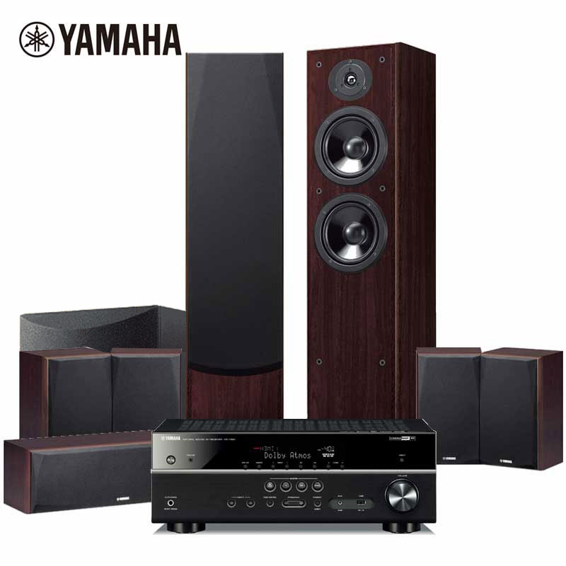 Panoramic sound of 7.1 sound box in Yamaha/Yamaha RX-V581/SW011/F51/P51 family cinema