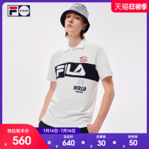 FILA FUSIONX STAPLE POP brand mens clothing 2021 new fashion sports short-sleeved POLO SHIRT T-shirt