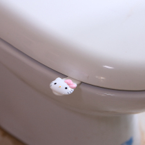 Cute Toilet toilet lid Cartoon Toilet Lid Portable without dirty hands to uncover the style of the Horse Lid Film NOTES STYLE