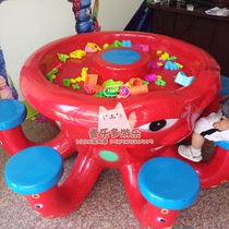 Kindergarten childrens early education center Large play table Childrens sand and water table Playground Sand and water table and chair