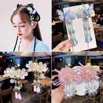  Chinese style Hanfu childrens hair accessories Baby bow headdress clip Ancient style princess hairpin girls hairpin accessories