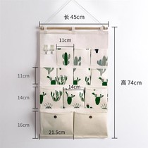 Door rear accessories Home Bag Mobile Phone Hanging Bag Large Collection Bag Suspended Small Number Wall Dorm Bag Disposal Bag