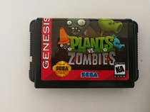 Puzzle category]Sega MD16 bit video game black card Sega plantsVS zombie