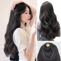 Wig female hair summer natural full full head curly hair straight hair dress fashion cos trend breathable one piece cute