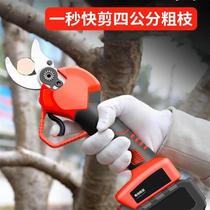 Rechargeable lithium battery chainsaw pruning shears Orchard pruning household small handheld mini electric scissors portable electric