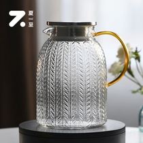 Thickened Cold Kettle High Temperature Glass Kettle Home Large Capacity Nordic Creative Cold Cup Cold Kettle Set