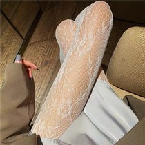 Stockings new 2021 explosive autumn white silk Lolita thin sexy Loli anti hook silk leg bottom socks