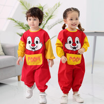 Baby conjoined clothes autumn and winter full body waterproof and breathable baby climbing clothes