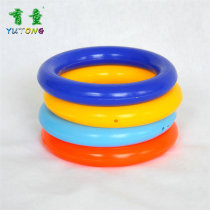 Nursery kindergarten dance performance plastic bracelet childrens gymnastics activity throwing game colorful plastic ring
