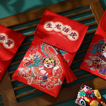 2022 New Year Spring Festival Year of the Tiger Zodiac cartoon children red envelope hanging creative new year money New year profit seal red envelope