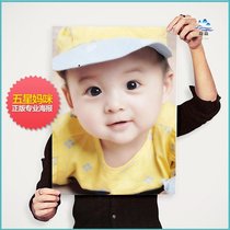 Baby pictorial wall stickers cute poster photos beautiful male baby portrait pregnant women prenatal education early education picture stickers