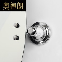 DP all copper wall-mounted retro bathroom mirror bathroom mirror Beauty Mirror White shaving mirror Oval