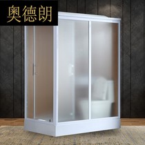 Aodelang shower room with toilet wash basin integrated whole bathroom shower room glass door household XLD