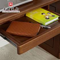 Guangming furniture Chinese style simple all solid wood book table frame youth desk environmental protection desk computer desk