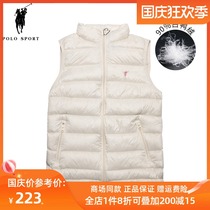 polo sport down vest women autumn and winter New down vest women wear stand collar casual large size outside wear