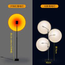 Lilamp Floor Lamp Atmosphere Light Bedroom Creative Net Red Light Shadow Floor Lamp Living Room Projection Design Sens Decoration