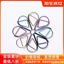 Water drop clip paper clip diary DIY accessories Bookmark Book clip clip Universal