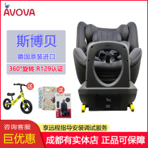 AVOVA Sbobe Germany imported car Child Safety Seat car baby 0-4 years old 360 degree rotation