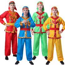 New yang ge fu nan tao zhuang dragon boat show middle-aged drum gongs and drums costumes of the dragon and lion dances clothing