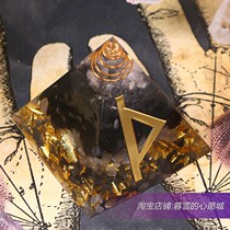 Spot good luck protection Luen Rune imprint Augen ORGONE pyramid