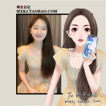 Zhao Lusi live broadcast the same French square collar dress female niche design high-end sense of beauty and thin tea break skirt
