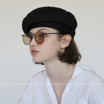 404 of shop retro matt matte metal fine edge oval frame embellishes face type sunglasses polarized Korean version ink mirror