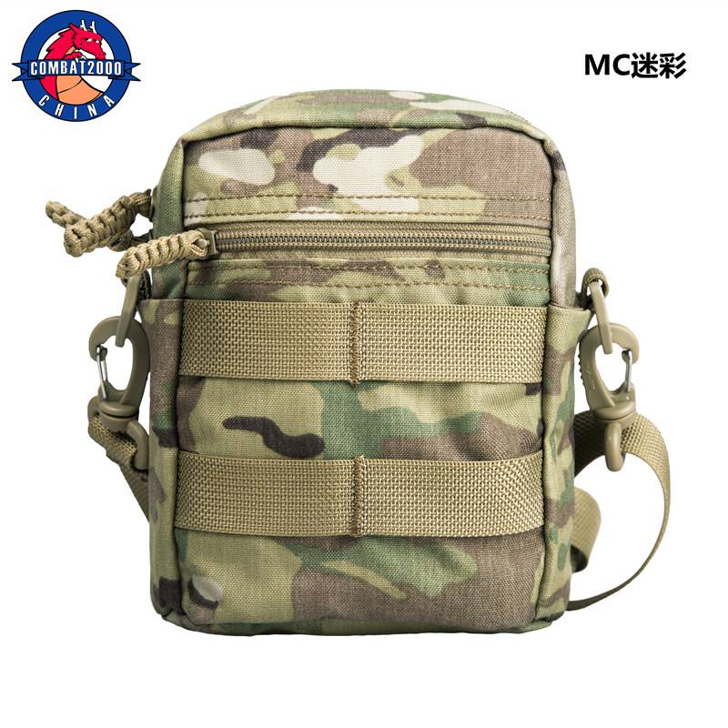 COMBAT 2000 Molle Walker's Bag Nylon Fabric with One Shoulder and Oblique Span