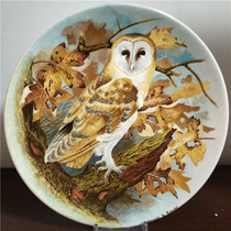  British Coalport Barn Owl Limited Edition Collection Decorative Plate(Diameter 21 5 cm)