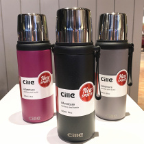 New Xile student thermos cup men and women simple large capacity insulation pot outdoor travel stainless steel drinking cup