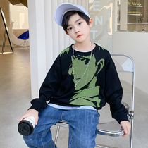 Boys clothes spring and autumn foreign atmosphere tide big boy 2021 new autumn suit children autumn jacket long sleeve