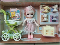 Yihua toy kiss Loli 16cm mini 6 inch Barbie girl princess school training institution gift