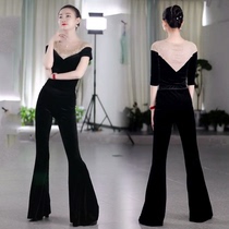 Si Xian body training clothing new adult short-sleeved Modal uniform etiquette dance suit dress women