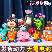 Girl boy small animal clockwork toy chicken iron frog children Net red baby 9 baby 2 snake 3 years old 0-1