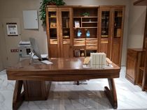 Nanyang Hus all solid wood ebony desk activity cabinet (sample)