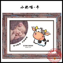 Fetal hair painting Beijing door-to-door pregnancy hair newborn baby souvenir baby ox Baby Baby Baby little milk Meow hair painting