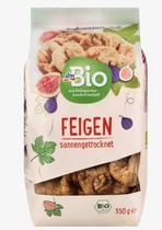 Germany dmbio organic natural dried figs pregnant women children green healthy fruit no add 350g