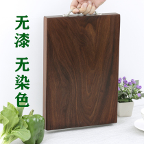Imported iron wood cutting board cutting board solid wood cutting board household chopping board authentic clam rectangular sticky board whole wood knife board
