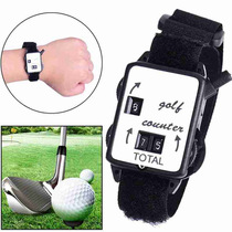 Golf scorer mini golf stroke wrist counter one-touch reset counter scorer