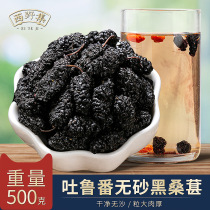 Mulberry dried Xinjiang Mulberry mulberry tea Black mulberry fresh not special grade 500g tea Black mulberry flagship store official