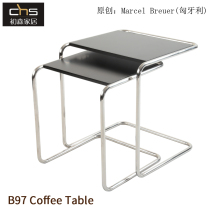 B97 Side Table Side Table a few simple designer stainless steel set a few medium ancient style panel sofa corner