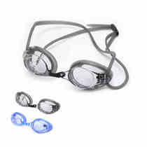 Yingfa racing myopia anti-fog men and women Black Blue swimming goggles ok570af can be left and right different flat swimming goggles