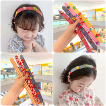 Childrens Velcro hair hoop Summer Girl Liu Haitie sticky broken hair artifact hair band head hoop little girl headgear posting