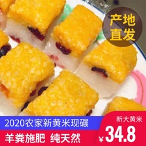 Shanxi authentic sticky big yellow rice new rice soft glutinous small yellow rice millet millet rice can be used as cold cake steamed buns 5kg